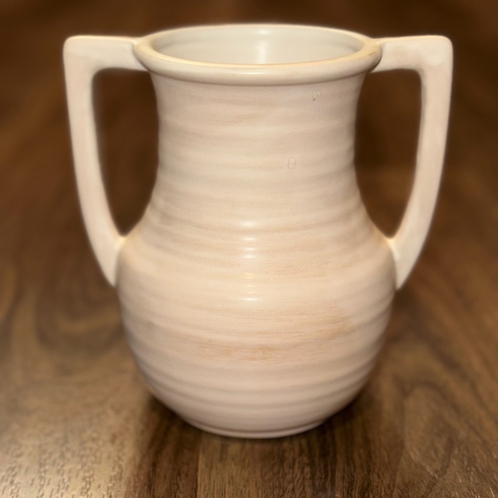 Threshold Cream Ceramic Trophy Vase